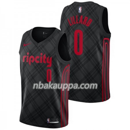 Portland Trail Blazers Damien Lillard 0 Nike City Edition Pelipaidat Swingman - Miesten